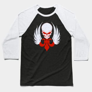 Skull De Lis Baseball T-Shirt